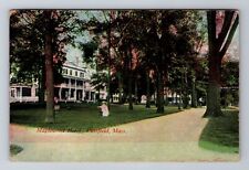 Pittsfield MA-Massachusetts, Maplewood Hotel Advertising Vintage c1909 Postcard picture