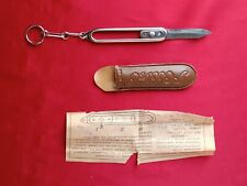 🔔RARE Front Knife ROVNO Collection USSR Original Instruction Case Keychain picture