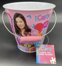 Nickelodeon Viacom 2010 Tin Box Co iCarly Pail Bucket Camera Face 7” picture