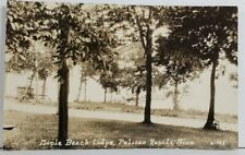 Pelican Rapids Minnesota RPPC Maple Beach Lodge c1920s Postcard O20 picture
