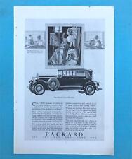 1920s 4 NAT GEO ADVERTISING LEAVES- THE PACKARD AUTOMOBILE, TIRES, TRAVEL & MAPS picture