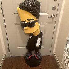 🔥rare Vtg Bart Simpson Life Sized 4ft Tall Store Front Man Cave Advertisement picture
