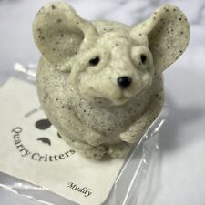 VTG Second Nature Quarry Critters “Muddy“ #57015 Stone Resin Figurine 2004 Boxed picture