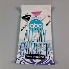 Vintage ALL MY CHILDREN Soap Opera 1991 Trading Card Pack Sealed picture