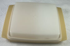 Vintage Tupperware Deviled Egg Keeper Carrier Tray Container Yellow Gold 723-2 picture