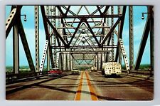 Jacksonville FL-Florida, Center Span John Matthews Steel Bridge Vintage Postcard picture
