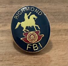 Vintage FBI Richmond Mini-Badge Pin picture