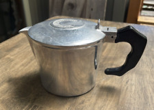 Vintage NEW OLD STOCK Vesuviana Aluminum Espresso Pot Cup Carafe picture