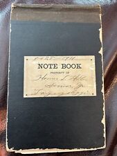 1911 ATQ NOTEBOOK son Commandeered 1960-70s for stock / investment recording picture