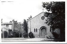 RPPC St. James Catholic Church, Davis California- Real Photo Postcard c1930-1950 picture