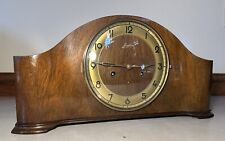 German Junghans Art Deco Bim Bam 8 Day Time And Strike Mantel Table Shelf Clock picture