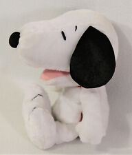 2015 Peanuts 13” Plush Laughing SNOOPY Dog White Talking Stuffed Animal Toy picture