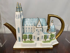 Fitz And Floyd St. Patrick’s Cathedral Teapot 1995 Places Of Worship Series 5000 picture