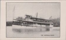 The Armenia White Steamboat c1900s Passenger Steamer Postcard picture