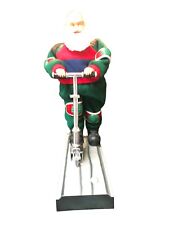 T.L. Toys Animated Go Go Scooter Riding Christmas Santa  Works Well picture