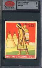 1933 GOUDEY INDIAN GUM #21 SQUAW AND CHILD SCD 5 *DS12818 picture
