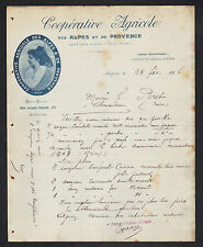 AVIGNON (84) COOPERATIVE AGRICOLE des ALPES & PROVENCE, illustrated in 1896 picture