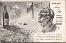 c1910s WWI French War Propaganda Postcard 