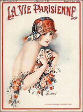 1924 La Vie Parisienne Premieres Fleurs France Travel Advertisement Poster picture