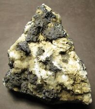 Chalcophanite (RARE) Calcite Franklinite xtals Fluorescent Mineral Sterling Hill picture