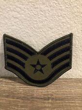 US Air Force Staff Sergeant Rank Chevron USAF Patch picture