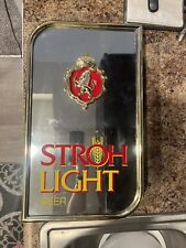 Vintage Stroh’s Beer on tap motion moving spinning starburst light sign Cosmic picture
