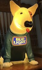 Rare 1986 Spuds Mackenzie Bud Light Beer Bar Lamp Dog Blow Mold Anheuser picture