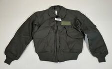 New Genuine USAF CWU-45/P Cold Weather Flyers Jacket Nomex Sage Green Small picture