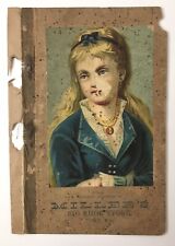 Antique Miller's Big Shoe Store Ephemera Piece York PA Lovely Young Lady picture