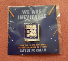 Gayle Forman Books Are Miracles In 26 Letters pin NEW We Are Inevitable reading picture