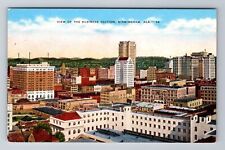Birmingham AL-Alabama, Aerial Of Business Section, Antique, Vintage Postcard picture