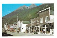 Vintage Postcard Skagway Alaska Richter's Jewelry & Curios Street View Unposted picture