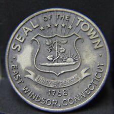 EAST WINDSOR, CT CONNECTICUT STERLING SILVER TOWN MEDAL picture