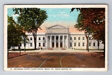 Media PA-Pennsylvania, Delaware County Court House, Vintage c1926 Postcard picture