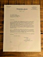SIGNED Letter to Clifford Evans from Jacob K. Javits (USS - New York) 1972 picture