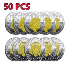 50PCS MAGA King Commemorative 45Th President Donald Trump Bicolor Challenge Coin picture