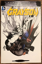 Grayson #18 Nightwing Platt Batman V Superman Fade Sketch Variant NM/M 2016 picture