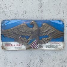 VTG POLORON VACUCEL *AUTHENTIC AMERICAN EAGLE* WALL PLAQUE 33”x 14.75” Shield picture