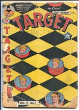 Target Vol. 5 #3 1944-Targeteers-Chameleon-Nazis-checker board-WWII issue-P/FR picture