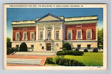 Richmond VA-Virginia, Virginia Museum Of Fine Arts, Antique, Vintage Postcard picture