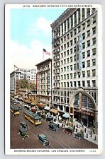 c1920s Arcade Building on Broadway Downtown Los Angeles California CA Postcard picture