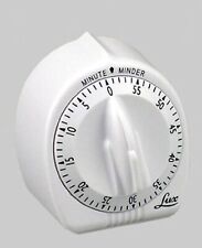 Lux Minute Minder Timer Mechanical White with Black Markings 60 Min picture