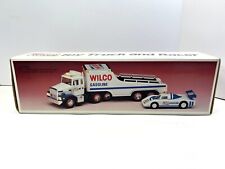 Vintage WILCO Gasoline Toy Truck and Racer ~  1989 picture