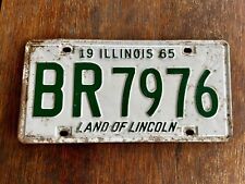 1965 Illinois License Plate BR7976 picture