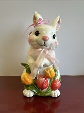 BLUE SKY EASTER BUNNY WITH SPRING FLOWERS (NWT) 2024 picture