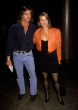 Joe Lando Jane Seymour at Incident at Oglala Hollywood Premie- 1992 Old Photo picture