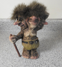 Vintage Norwegian NYFORM Three Headed Troll 7.5 inches picture