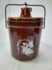 Vintage 1989 Cheese Crock From Kave Kure 36 o/z With Locking Lid picture