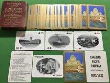 Old 1912 Antique * PICTURESQUE CANADA  Photo SOUVENIR Wide Playing Cards SCA22 B picture