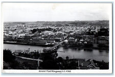 1941 General View Wanganui New Zealand Unposted RPPC Photo Postcard picture